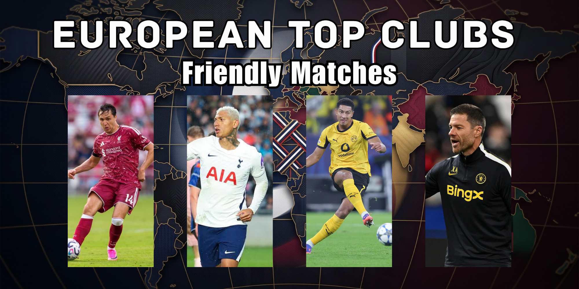 Como assistir às partidas amistosas dos principais clubes europeus: horário de início e transmissão AO VIVO grátis — tudo na prévia
